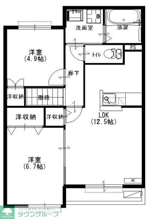 ソレイユ狭山ヶ丘の物件間取画像